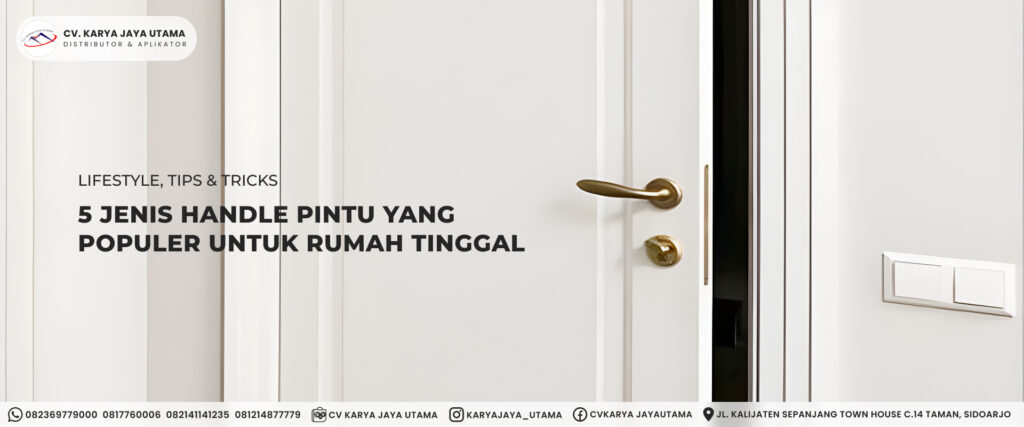 handle pintu yang sedang populer untuk rumah tinggal