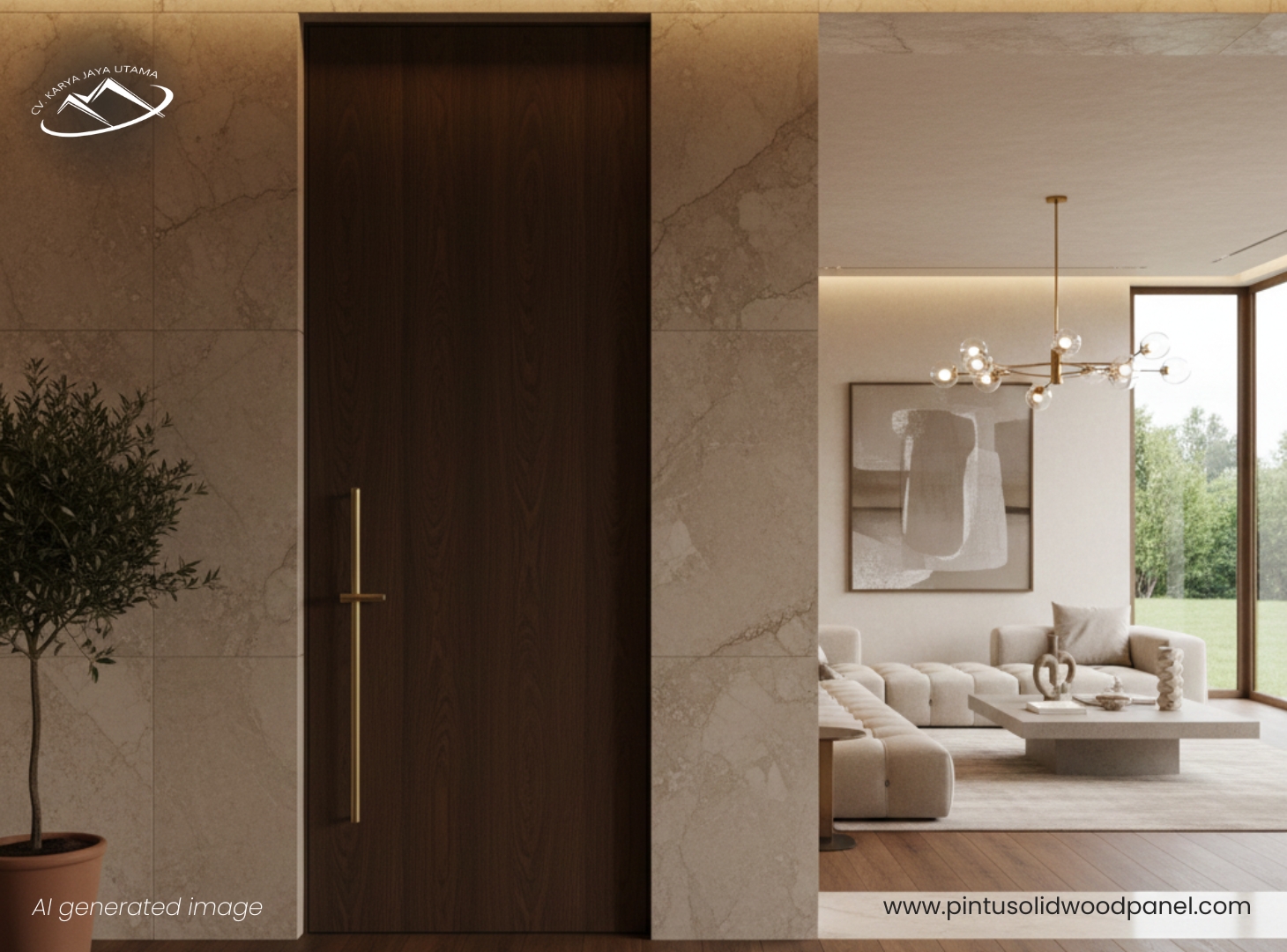Pintu Solid untuk Rumah Elit: Kuat, Mewah, dan Berkelas